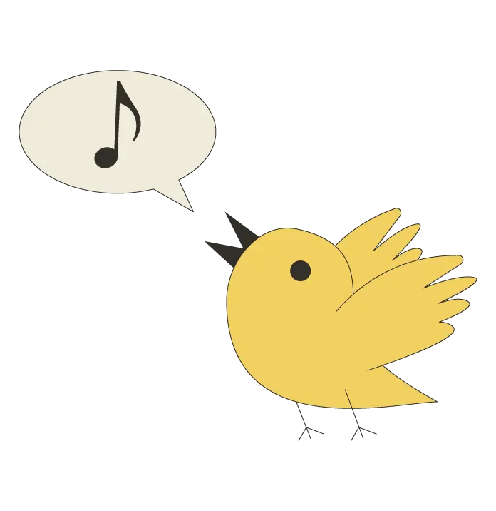 Ill_Bird Fugl med noter – Korpshåndboka musikkopplæring